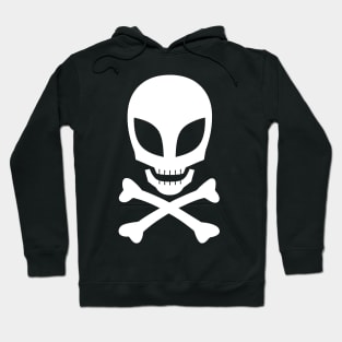 Alien Skull and Crossbones Hoodie